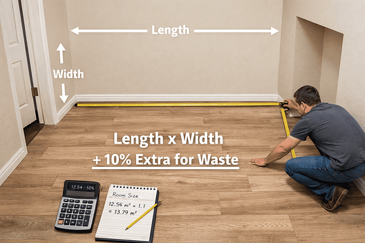 Measure a Room for Vinyl Flooring