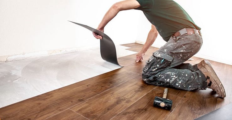 Vinyl Floor installation